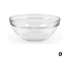 Duralex Bowl, 970 ml, glass