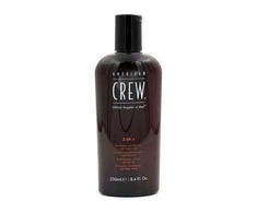 Šampūnas, kondicionierius ir dušo želė American Crew 3in1 Šampūnas, Conditioner, Kūno prausiklis 250ml