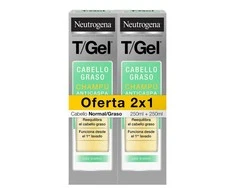 Neutrogena T-Gel šampūnas nuo pleiskanų Normaliai riebūs plaukai 250ml 250ml