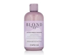 Inebrya BLONDesse Blond Miracle Šampūnas šampūnas šviesiems plaukams, 300 ml