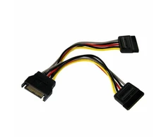 StarTech SATA 15 kontaktų – SATA 15 kontaktų x2, 0,15 m, daugiaspalvis (PYO2SATA)