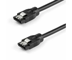 „StarTech“ 0,6 m apvalus SATA kabelis / SATA laidas - fiksuojamos jungtys