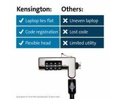 Kensington Slim NanoSaver kabelio užraktas