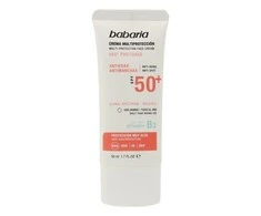 "Babaria' Saulės daugiafunkcinis apsauginis kremas nuo pigmentinių dėmių Spf50 50ml