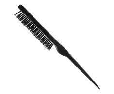 Eurostil Crepar plokščias šepetys Nylon Spike Juodas Juodas