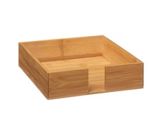 Secret De Gourmet Bamboo Bambukinė servetėlė, 20 x 20 cm, servetėlių indelis