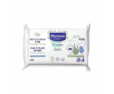 "Mustela" ekologiškos drėgnos servetėlėlės 60vnt