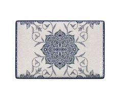 La Mediterranea Padėklas/lėkštė stačiakampis porcelianinis 30x20x2,5 cm Rosetta J2500430