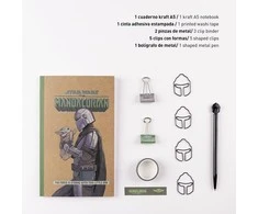 CERDÁ Set de Papetărie The Mandalorian 10 Dalys Žalia