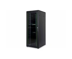 DIGITUS Netzwerkschrank Unique 42HE 2053x800x1000mm juodas (Speditionsversand)