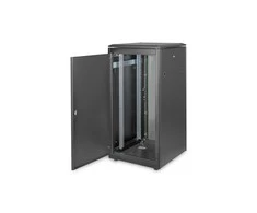 DIGITUS Netzwerkschrank Unique 22HE 1164x600x600mm juodas (Speditionsversand)