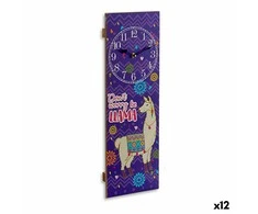 Gift Decor Sieninis laikrodis Liepsna (2,5 x 60 x 20 cm) (12 vnt.)