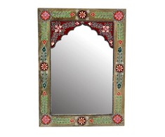 Home Decor Multicolorinis medinis MDF sieninis veidrodis (41 x 2 x 56 cm)