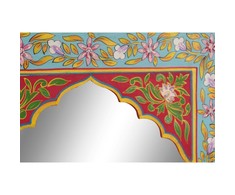 Home Decor Multicolorinis medinis MDF sieninis veidrodis (41 x 2 x 56 cm)
