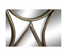 Sieninis veidrodis DKD Home Decor Veidrodis Auksinis Metalinis (40 x 2,5 x 100 cm)