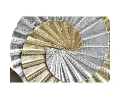 Sienų dekoracija DKD Home Decor Metalinis Spalvotas Rytietiškas Spiralės (104 x 4,5 x 43 cm)