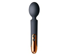 Rocks-Off Oriel Rechargeable Massage Wand Flexible Atsparus vandeniui Juodas