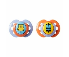 Tommee Tippee čiulptukai silikoniniai 2vnt 0-6m Fun 43335763