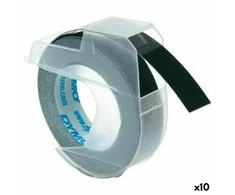 Dymo juosta 9mm 3m Blizgi, juoda