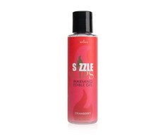 Sensuva - Sizzle Lips Warming Valgomasis gelis Braškių 125 ml