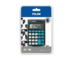 Skaičiuotuvas Milan Pocket Touch 150908KBL juoda ir mėlyna kišeninė skaičiuoklė
