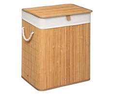 Five_S_Smart Skalbinių krepšys 5five Simply Smart, 60 l, balta/smėlio