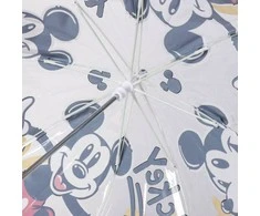 Skėtis Mickey Mouse Skaidrus Ø 71 cm Raudona