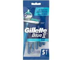 Gillette Mėlyna Ii Plus vienkartinis skustuvo peiliukas 5 U