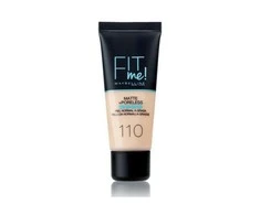 „Maybelline Fit Me Matte + Poreless Foundation 124 Soft Sand“ makiažo pagrindas 30ml