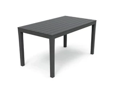 Lauko stalas PROGARDEN SUMATRA 01790, pilkas, 138×80×72 cm