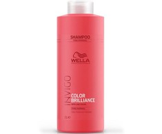 Dažytų, normalių plaukų šampūnas Wella Color Brilliance Fine Invigo Šampūnas 1000ml