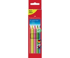 Faber-Castell - Pieštukas Jumbo Grip Neon box (5 vnt) (110994)