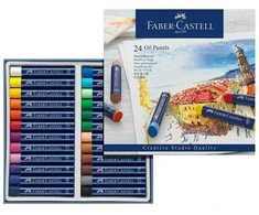Faber-Castell - Oil pastels cardboard box (24 pcs) (127024)