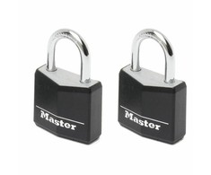 Master Lock Spynelė MasterLock 9130EURTBLK; 30 mm; 2 vnt.