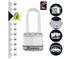 Drėkintuvas Master Lock Titano spyna - Excell - 45 mm (3 vnt. / blisteryje)