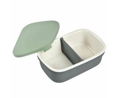 BEABA KERAMIKINĖ REGULIUOJAMŲ SKYRIŲ PIETŲ DĖŽUTĖ, MINERAL/SAGE Žalias