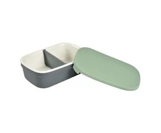 BEABA KERAMIKINĖ REGULIUOJAMŲ SKYRIŲ PIETŲ DĖŽUTĖ, MINERAL/SAGE Žalias