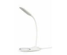 Gembird | Stalinė lempa su belaidžiu įkrovikliu | TA-WPC10-LED-01-W