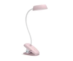 Įkraunama LED lempa su spaustuku PHILIPS DONUTCLIP, 3W, 4000K, 175lm, reguliuojamo ryškumo, rožinė. | Philips