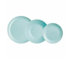 Vakarienės rinkinys 6 Diwali Light Turquoise 18 dalių LUMINARC