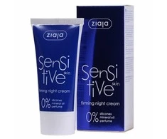 "Ziaja Sensitive" stangrinamasis naktinis kremas jautriai odai 50 ml