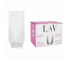 LAV Kokteilio taurės 380 ml - 6 vnt. aiški stiklinė