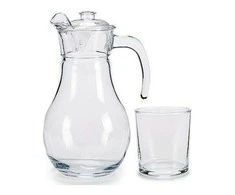 Vivalto Rinkinys kieliszków Dzbanek 5 pcs Permatomas Szkło 4 x (40 cl) / 1 x (1,8 l)