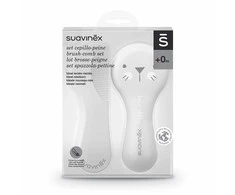 Suavinex rinkinys Cepillo-Peine 0m Blanco