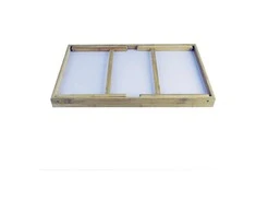 Bigbuy Home Sulankstomas padėklas lovai Medžio Balta (50 x 30 x 22 cm)