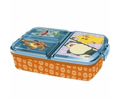 Pietų dėžutė STOR Multi Box Pokemon, Oranžinės spalvos