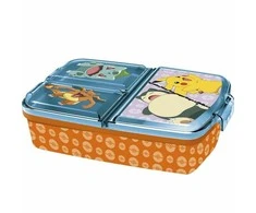 Pietų dėžutė STOR Multi Box Pokemon, Oranžinės spalvos