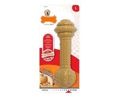 Nylabone Extreme Barbell Kramtynas L – Patvarus žaislas dideliems šunims su žemės riešutų sviesto skoniu