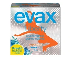 "Evax Liberty Super" higieniniai įklotai su sparneliais 9+1 vienetai