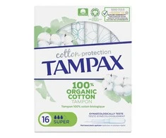 Tampax Organic Super tamponi 16 vienetų